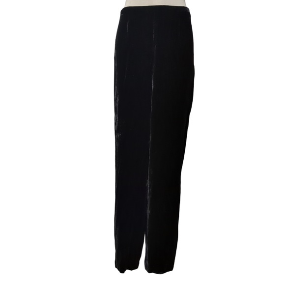 WINDS MOOR Gorgeous Beaded Black Terciopelo Two Pieces Pants and Jacket Size 16 - Picture 10 of 16